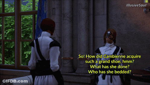 Video Game Screenshot With Grand Shoe Question GIF