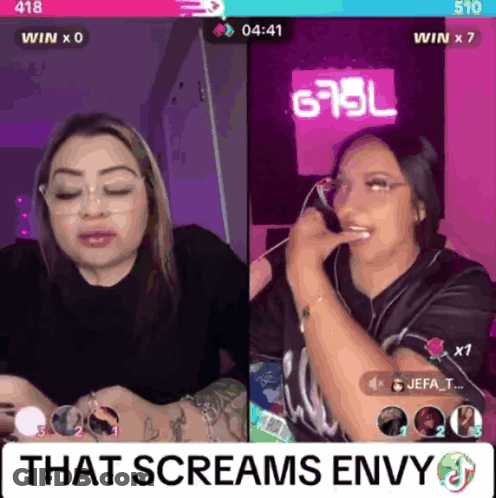 A Screenshot Of A Video Game With The Words That Screams Envy GIF