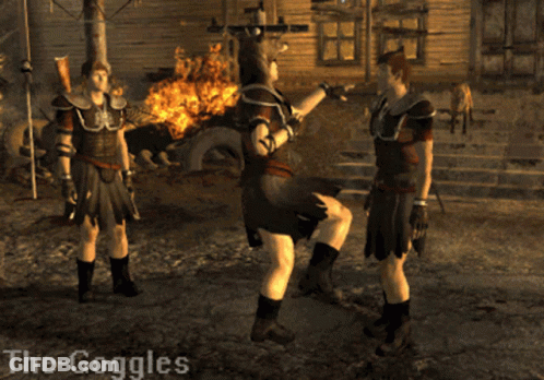 A Screenshot Of A Video Game With The Words The Goggles On The Bottom GIF
