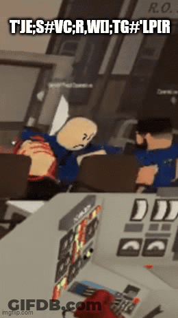 A Screenshot Of A Video Game With The Words " Tje S #Vc R Wd Tg # Lpir " At The Top GIF
