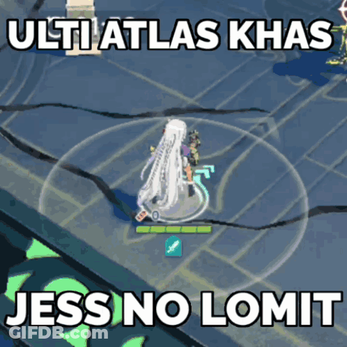 A Screenshot Of A Video Game With The Words Ulti Atlas Khas Jess No Lomt GIF