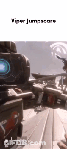 A Screenshot Of A Video Game With The Words Viper Jumpscare GIF