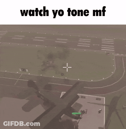 A Screenshot Of A Video Game With The Words Watch Yo Tone Mf GIF