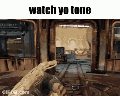 A Screenshot Of A Video Game With The Words Watch Yo Tone GIF
