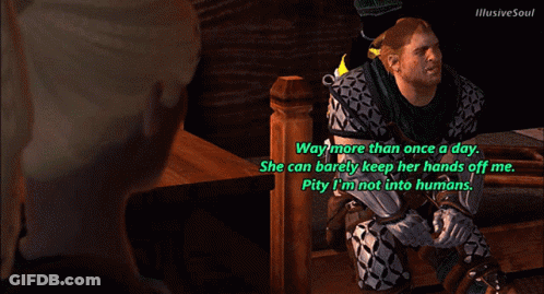 A Screenshot Of A Video Game With The Words Way More Than Once A Day At The Top GIF