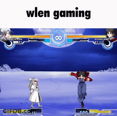 A Screenshot Of A Video Game With The Words Wlen Gaming Above It GIF