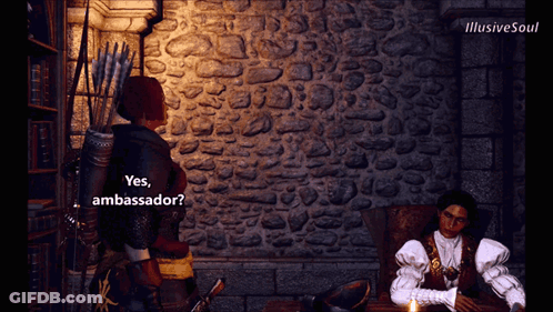 Video Game Screenshot With Yes Ambassador GIF