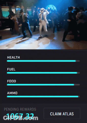 Man Dancing Video Screenshot Atlas Button GIF