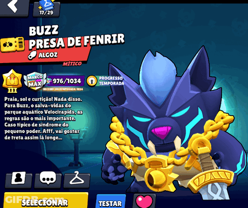 A Screenshot Of Buzz Presa De Fenrir From A Video Game GIF