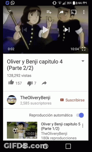 A Screenshot Of Oliver Y Benji Capitulo 4 Part 2/2 GIF