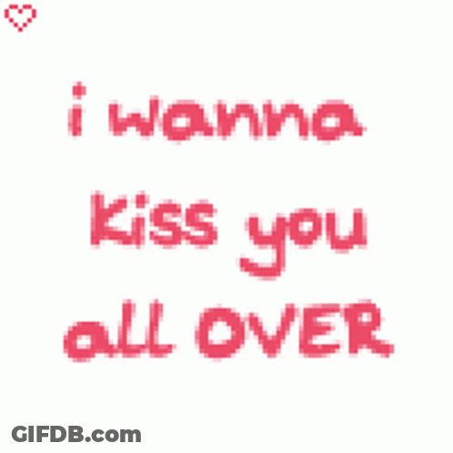 A Seamless Pattern Of Pink Lips With A Heart In The Background GIF