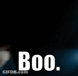 A Shadow The Hedgehog Toy With The Words Boo Written On It GIF
