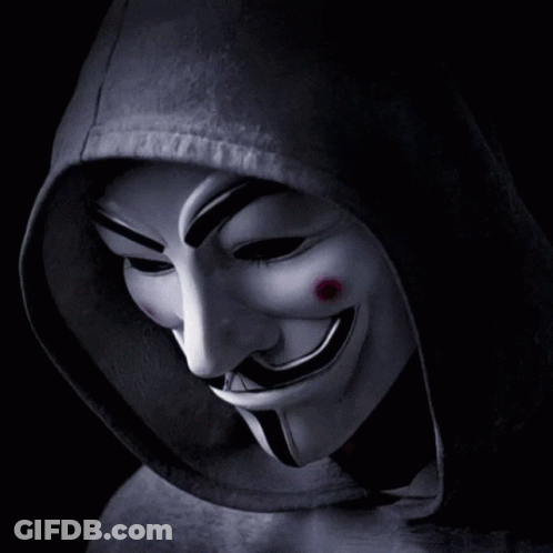A Shadowz Living Nightmare Poster With A Hooded Man GIF