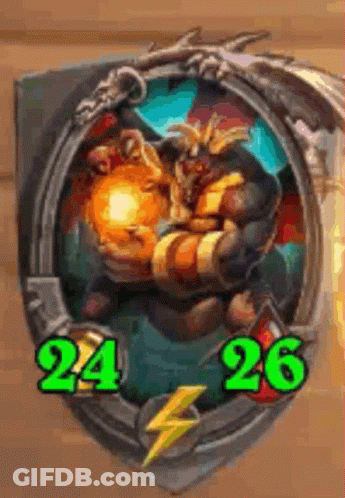 A Shield With A Dragon And A Lightning Bolt With The Number 24 And 26 On It GIF