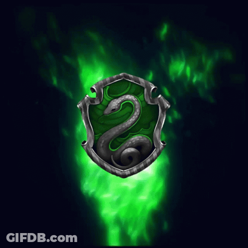 A Shield With A Snake On It And The Letter S On The Bottom GIF