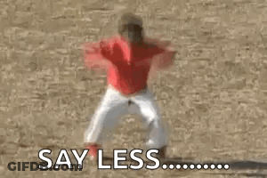 A Shirtless Man In Underwear Is Standing In A Field With His Arms Outstretched . GIF