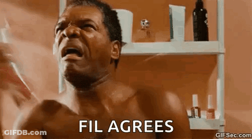 A Shirtless Man Is Screaming In Front Of A Bathroom Mirror While Holding A Toothbrush . GIF
