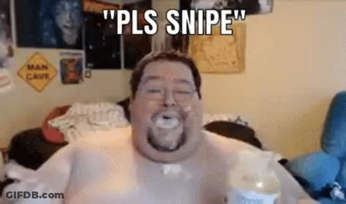 A Shirtless Man Is Sitting On A Bed With His Mouth Open And A Bottle Of Soda In His Hand . GIF