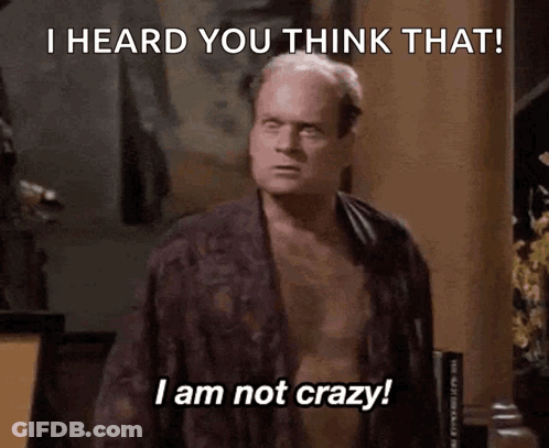 A Shirtless Man Says I Heard You Think That GIF