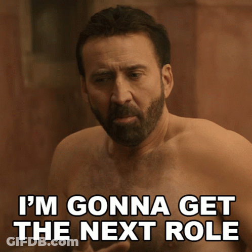 A Shirtless Man With The Words I 'M Gonna Get The Next Role GIF