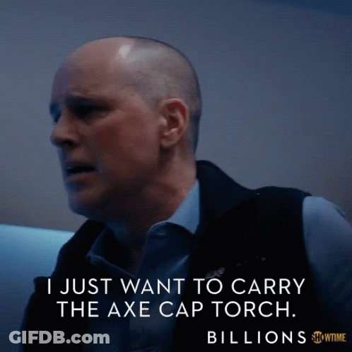 A Showtime Ad For Billions Features A Bald Man GIF
