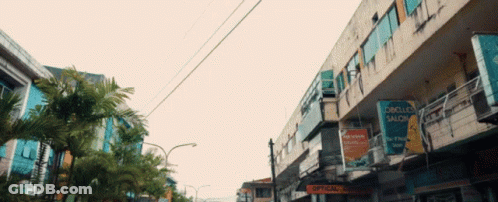 A Sign On The Side Of A Building That Says ' Lobo Luce Salon ' GIF