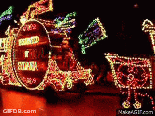 A Sign That Is Lit Up At Night That Says Reserved Electric GIF