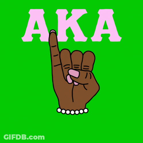 A Sign That Says Aka Vote With A Black Hand GIF
