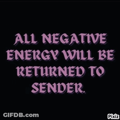 A Sign That Says All Nec Energy Return Send On It GIF
