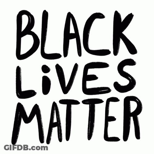 A Sign That Says Black Lives Matter On It GIF