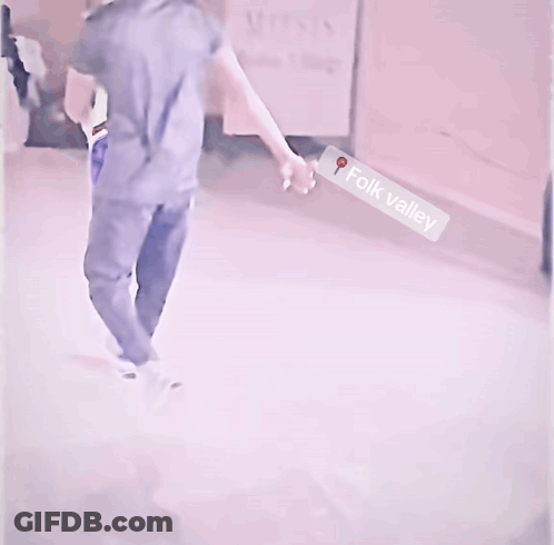A Sign That Says Folk Valley On It GIF