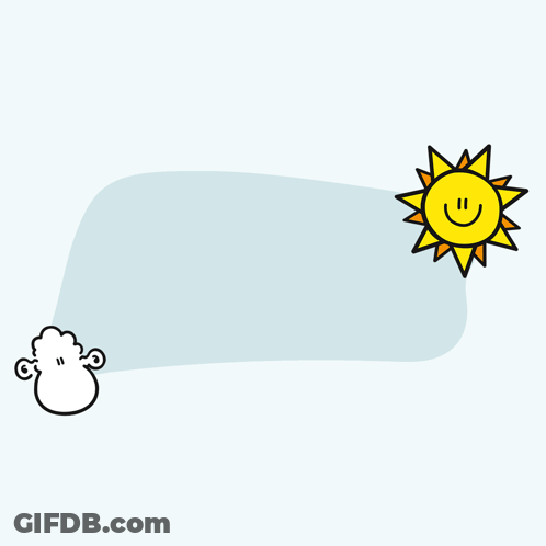 A Sign That Says Hab Einen Tollen Tag With A Smiling Sun Behind It GIF