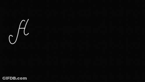 A Sign That Says Happy Endings Please And Thank You On A Black Background GIF
