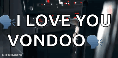 A Sign That Says I Love You Vondoo GIF