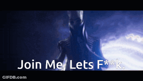 A Sign That Says Join Me Lets F *** K. GIF