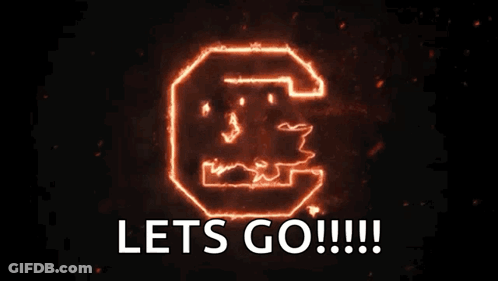 A Sign That Says Let 'S Go With A Tiger On It GIF