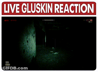 A Sign That Says Live Gluskin Reaction With A Picture GIF