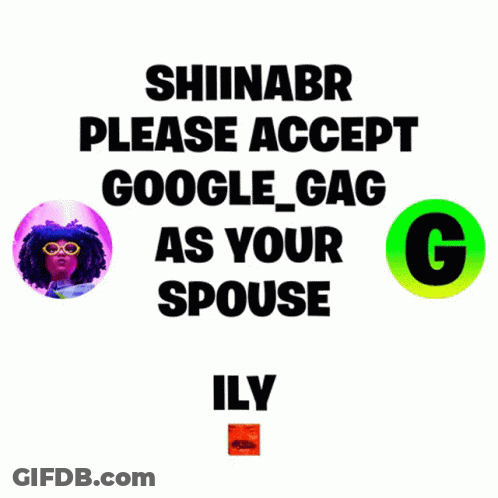 Sign Saying Please Accept Google Gag As Spouse GIF