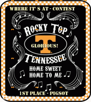 A Sign That Says Rocky Top On It GIF