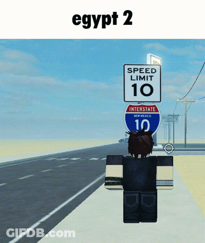 A Sign That Says Speed Limit 10 Is On A Road GIF