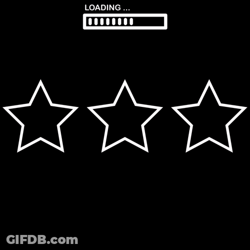 A Sign That Says Super Star Status With Three Stars On It GIF