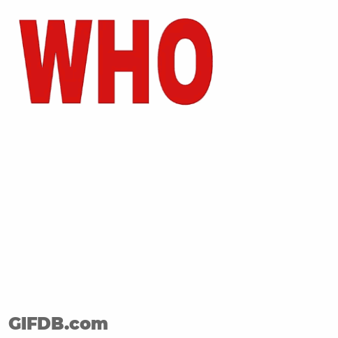 A Sign That Says Who Is This Person With A Silhouette GIF