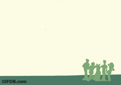A Sign That Says Zoinks With A Group Of People In The Background GIF