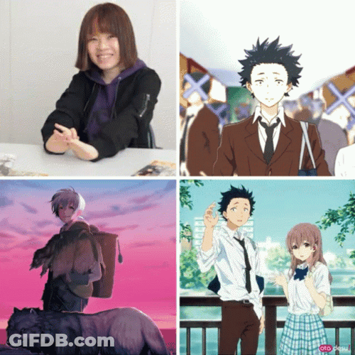 A Silent Voice Photo Collage GIF