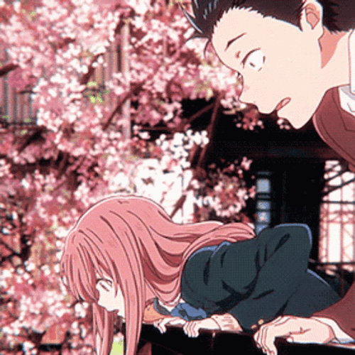A Silent Voice Shouko Nishimiya Jump GIF