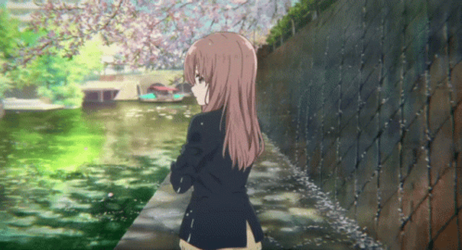 A Silent Voice Shouko Nishimiya Peace Sign GIF