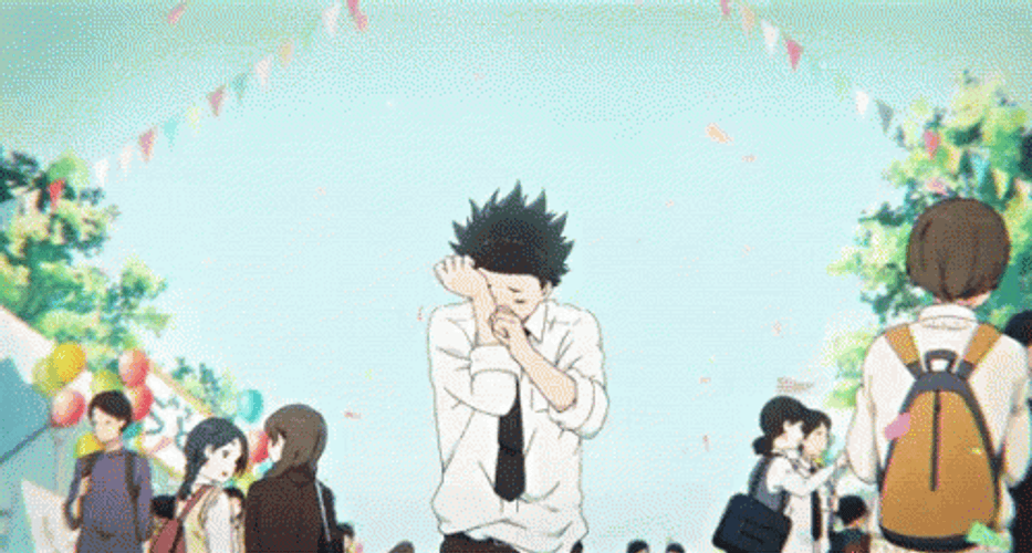 A Silent Voice Shoya Ishida Crying So Much GIF