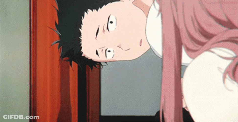 A Silent Voice Shoya Ishida Look Down GIF