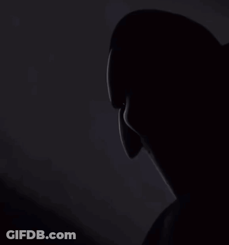 A Silhouette Of A Person With The Words The Legend Is Wrong GIF