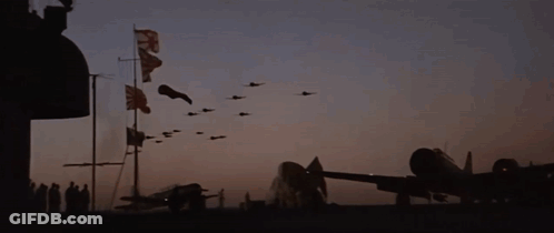 A Silhouette Of A Plane With The Letter C On The Side GIF